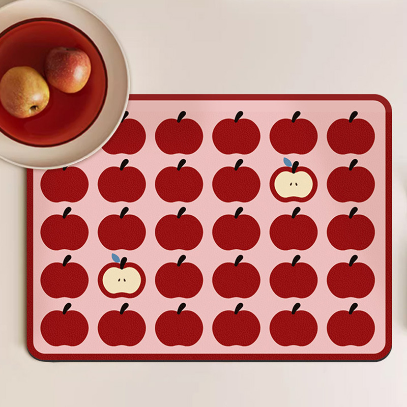 Meal Prep Format - Tapete de secagem com padrão de