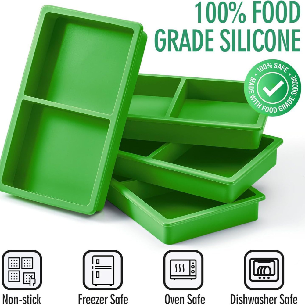 Food Prep Mat - Divisor de Bandeja de Silicone Compatível