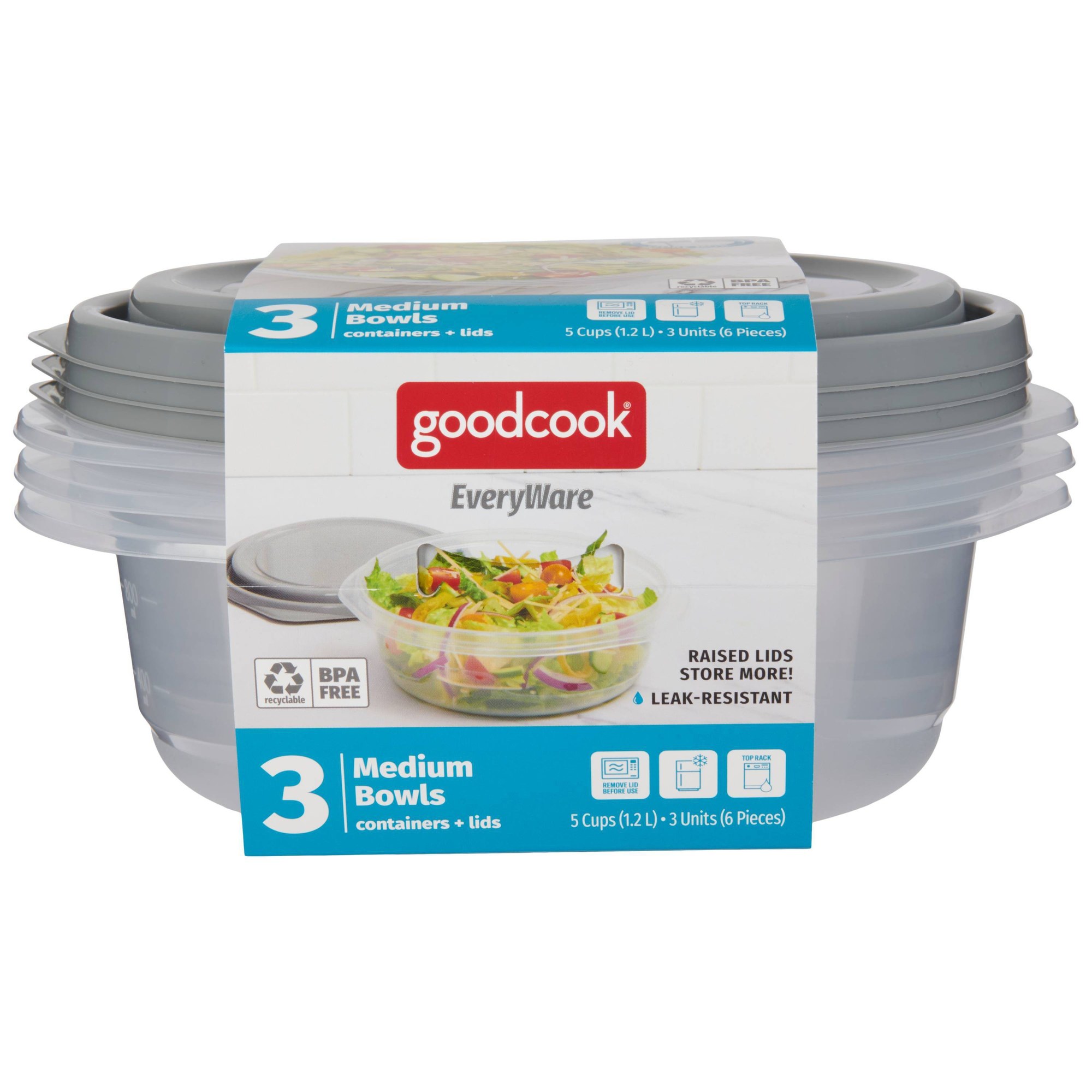 6 peças de recipientes redondo - Meal Prep Container avaliação e preço