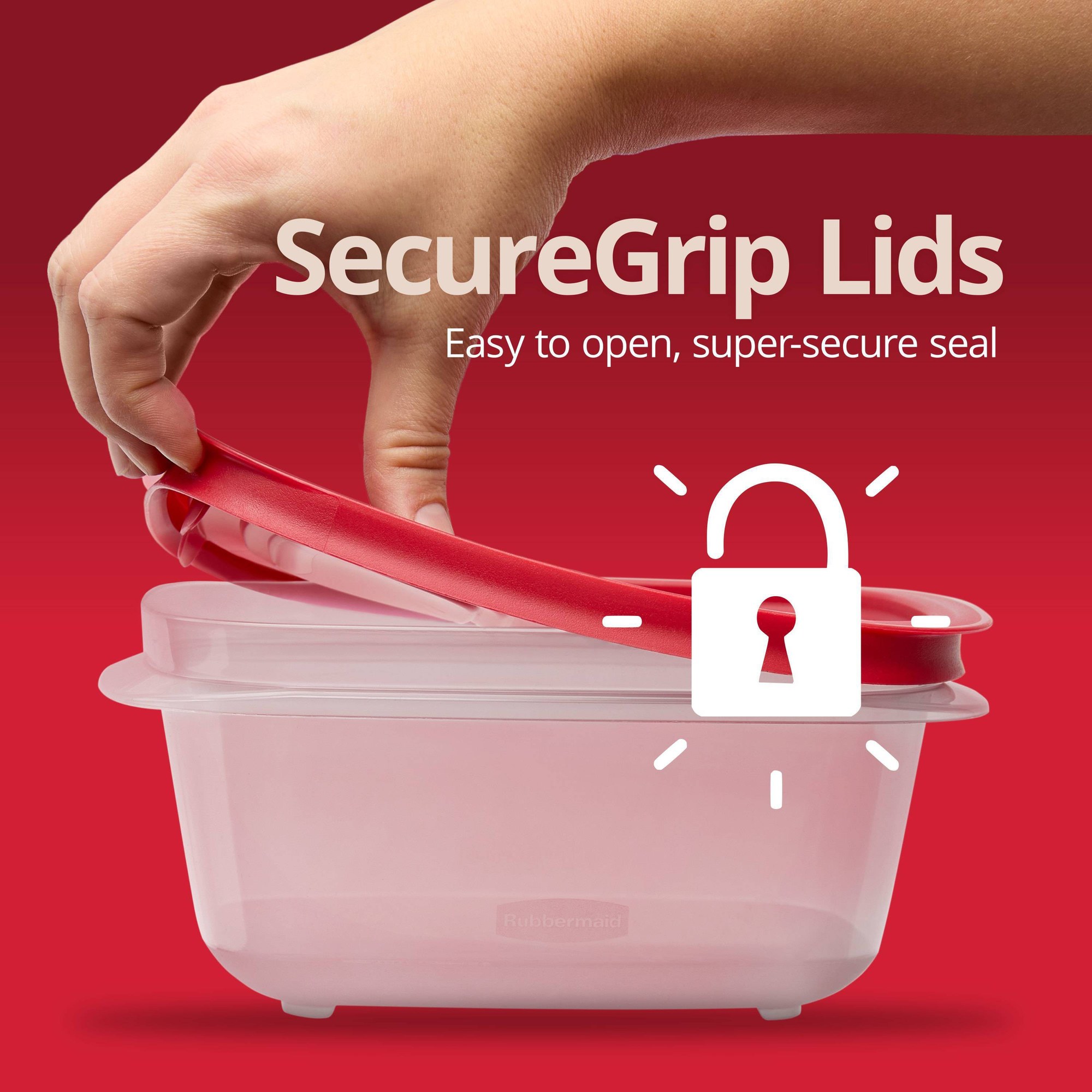 Recipiente Retangular Vermelho - Meal Prep Container avaliação e preço