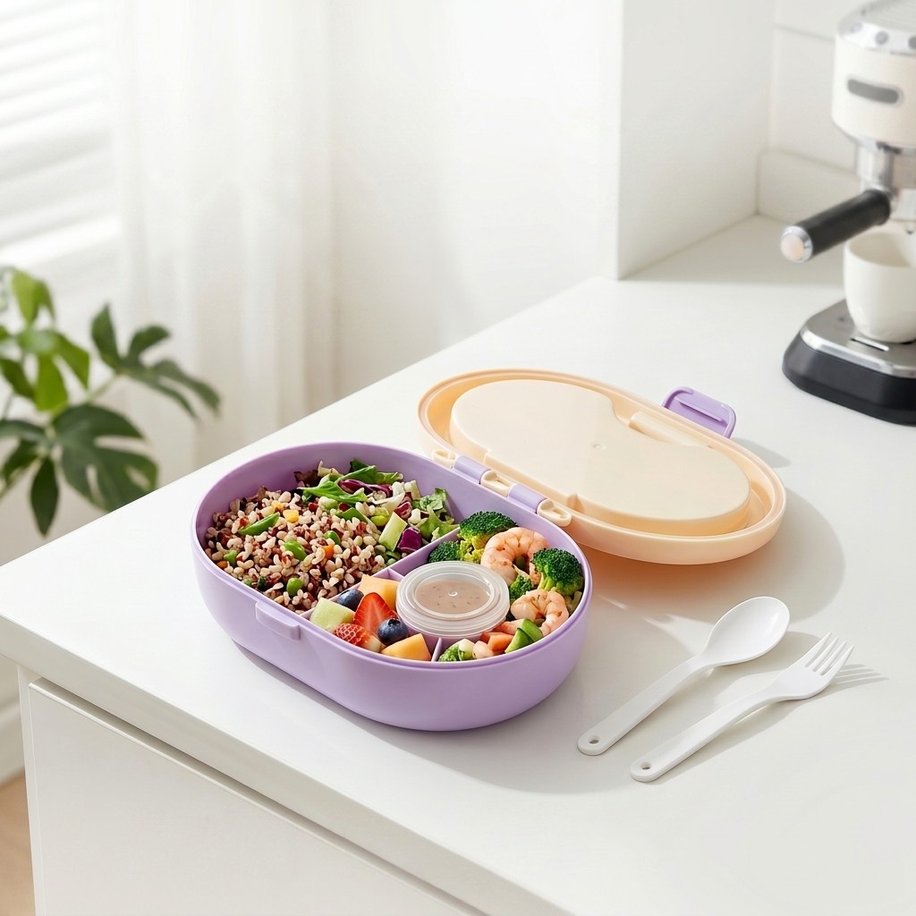 Marmita Plástica Portátil para - Meal Prep Kinder avaliação e preço