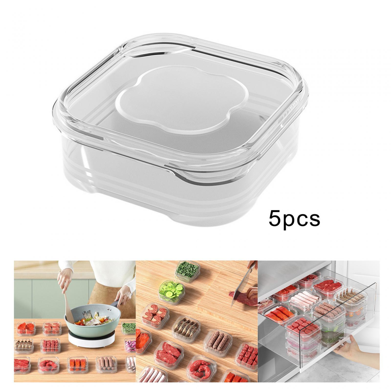 Conjunto de 5 Recipientes para - Meal Prep Seafood avaliação e preço