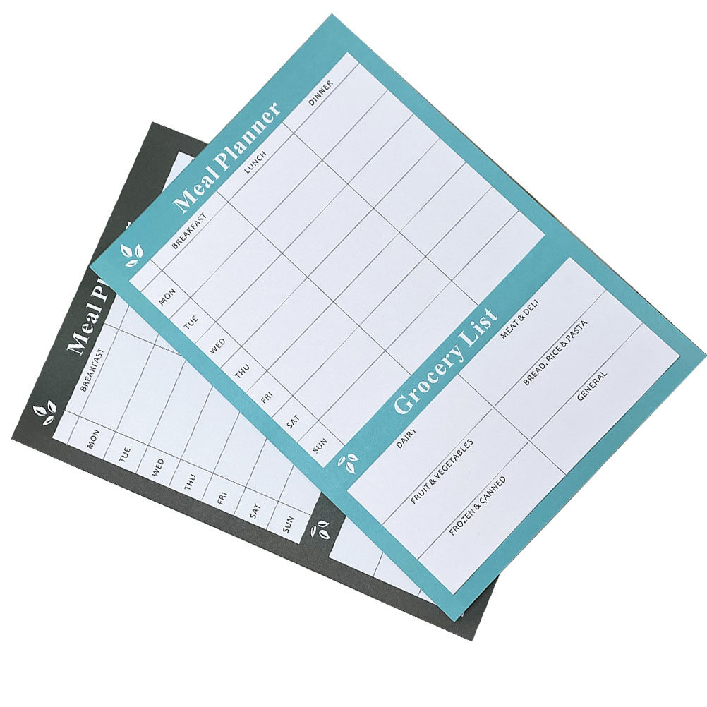 2 Cadernos Elegantes para Plan - Meal Prep Weekly avaliação e preço