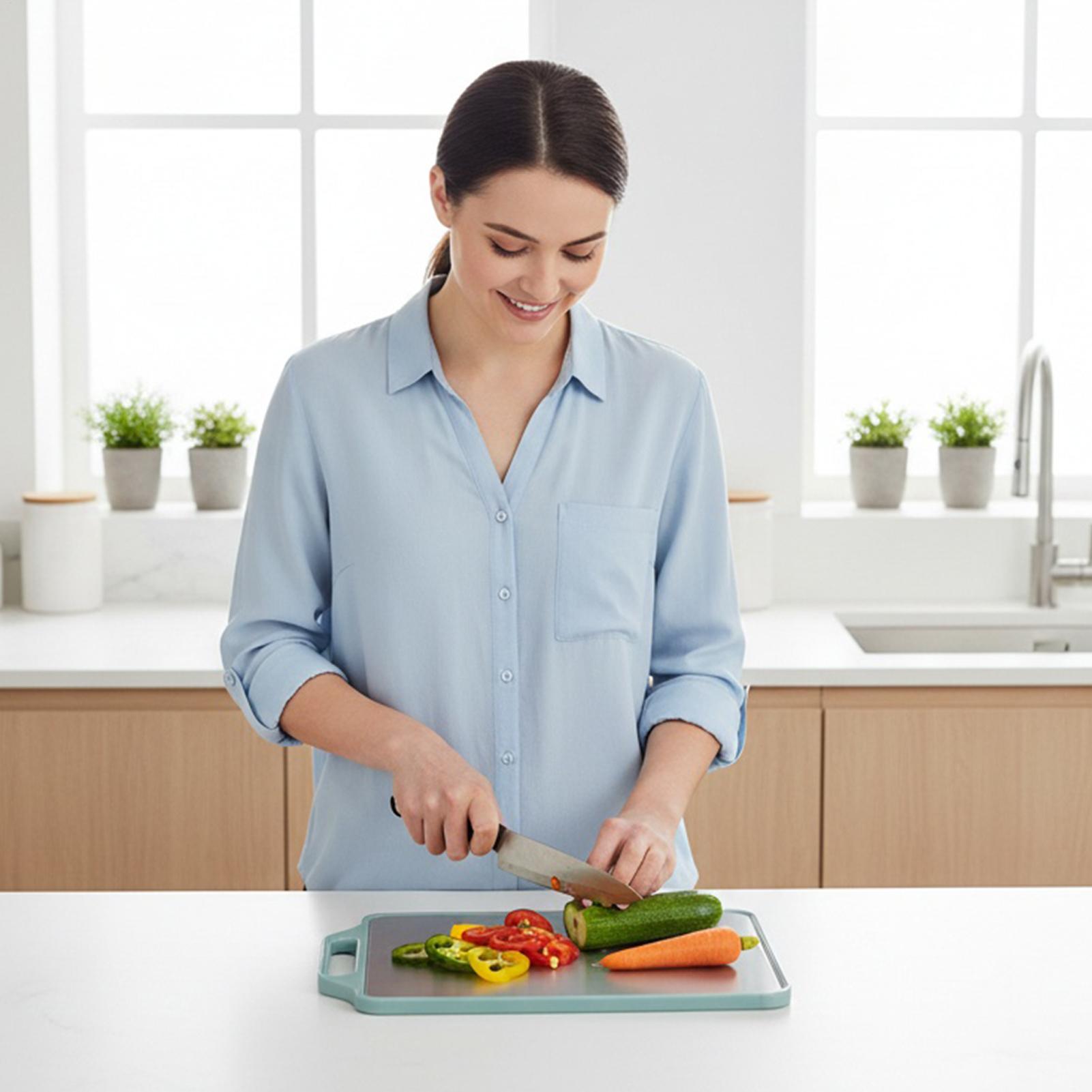 Tábua de corte dupla face para - Meal Prep Format avaliação e preço