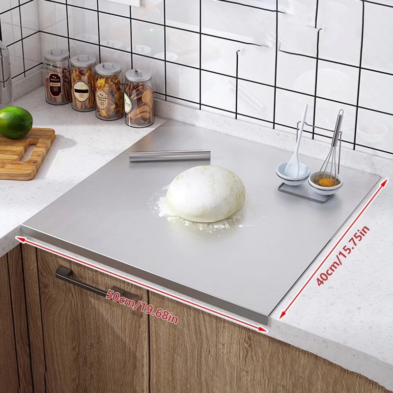 Tábua de corte de aço inoxidáv - Food Prep Mat avaliação e preço