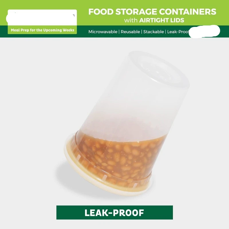 Embalagens de plástico com tam - Meal Prep Container avaliação e preço