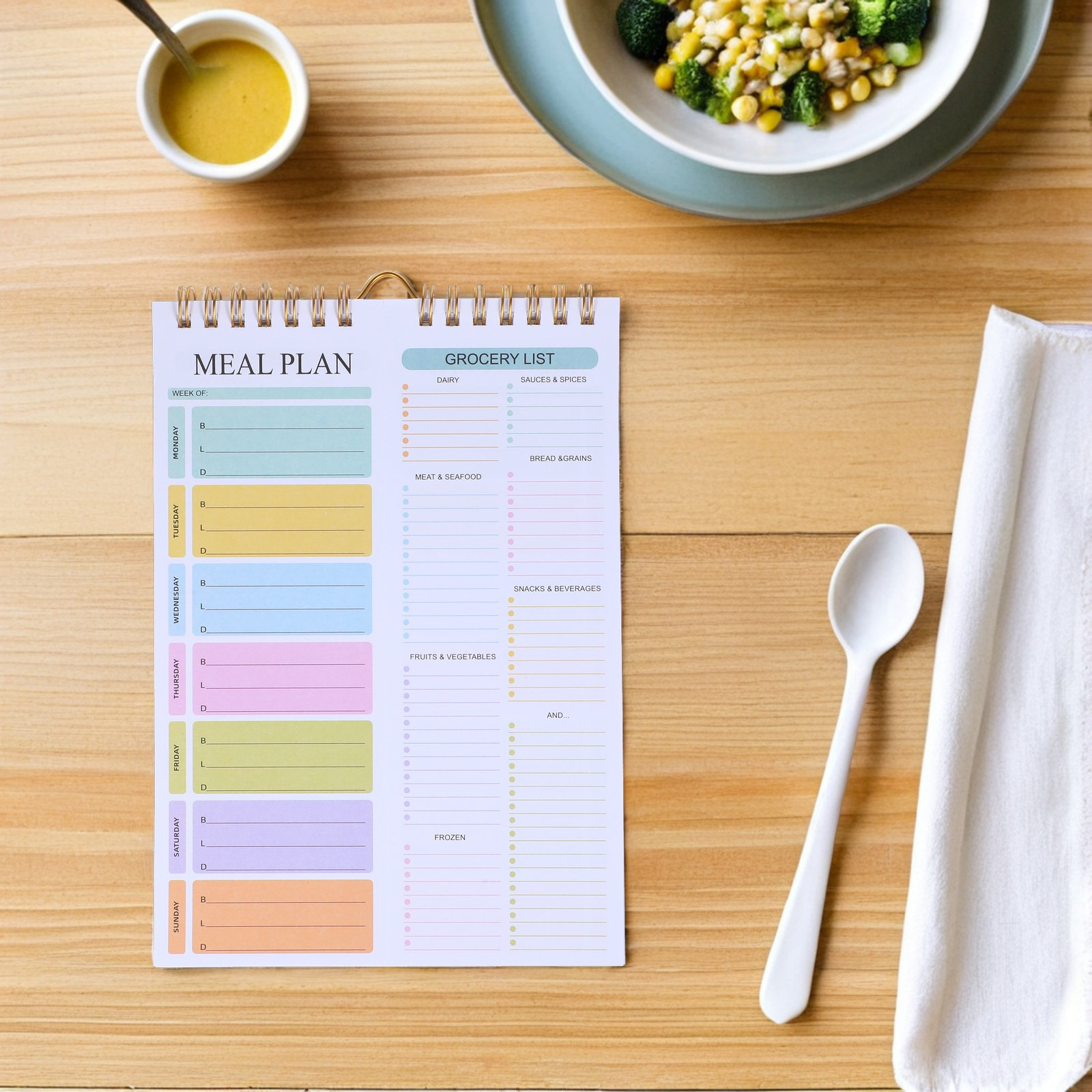 Caderno Planejador de Refeiçõe - Meal Prep Weekly avaliação e preço