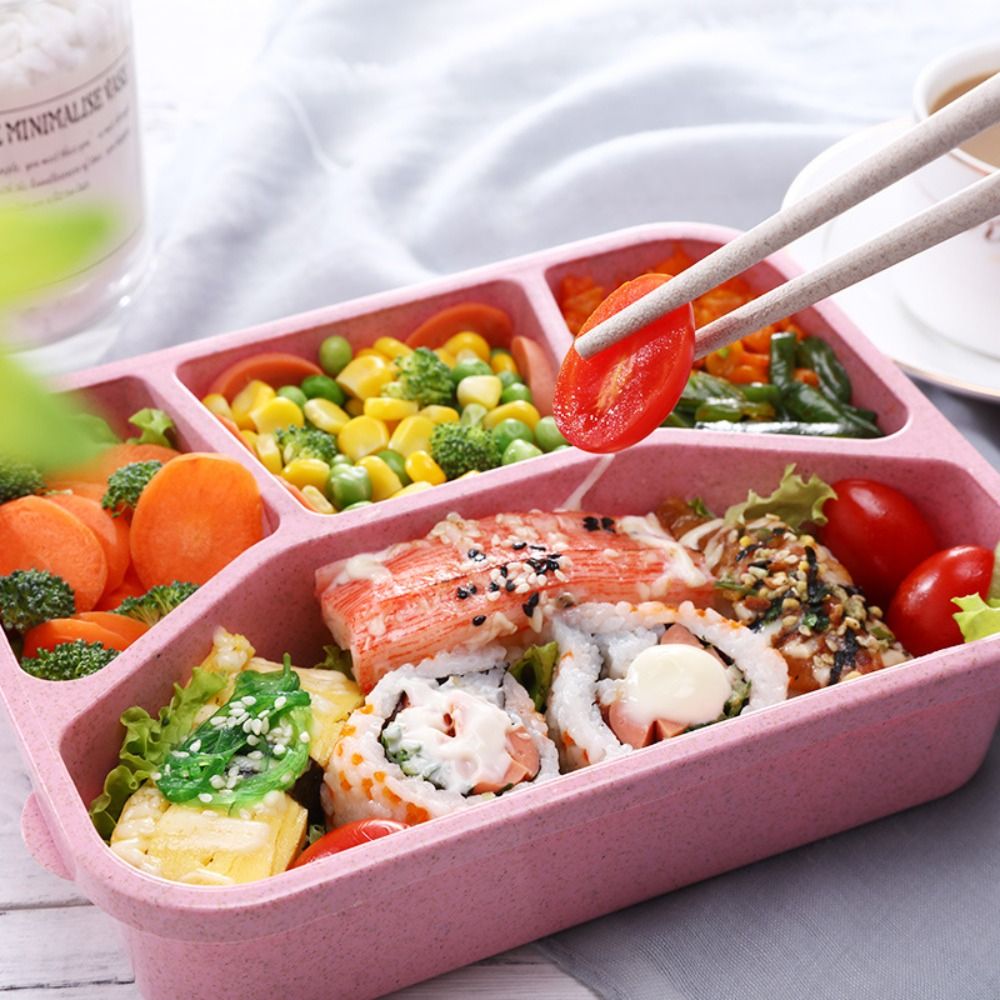 Kids Bento Box com tampas reut - Meal Prep Kinder avaliação e preço
