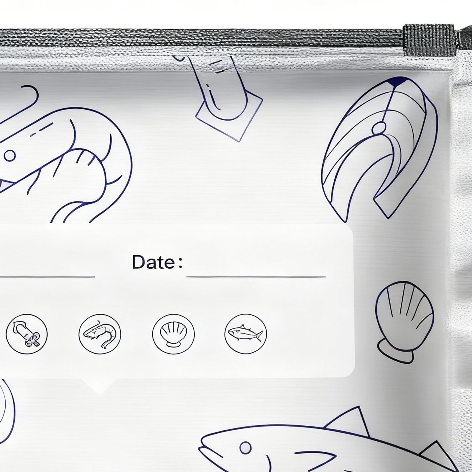 Sacos de armazenamento de folh - Meal Prep Seafood avaliação e preço