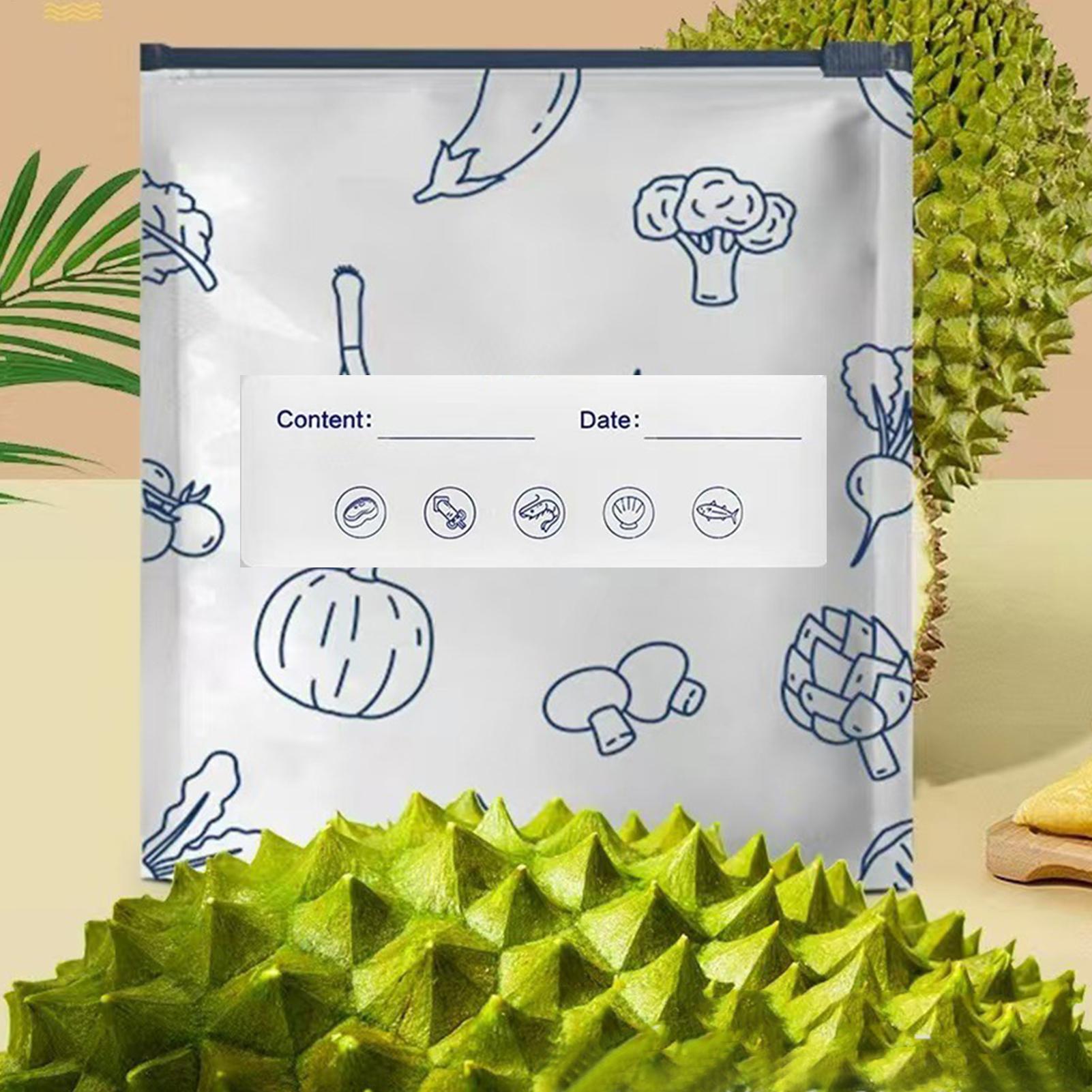 Sacos de armazenamento de folh - Meal Prep Seafood avaliação e preço