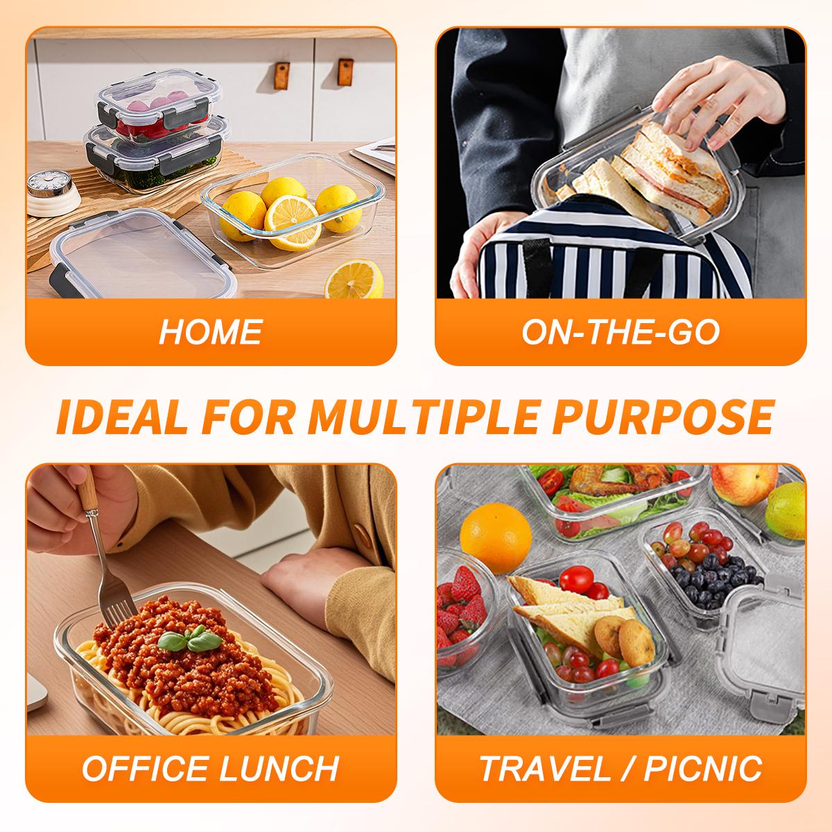 Conjunto de 10 Recipientes de  - Meal Prep Weekly avaliação e preço