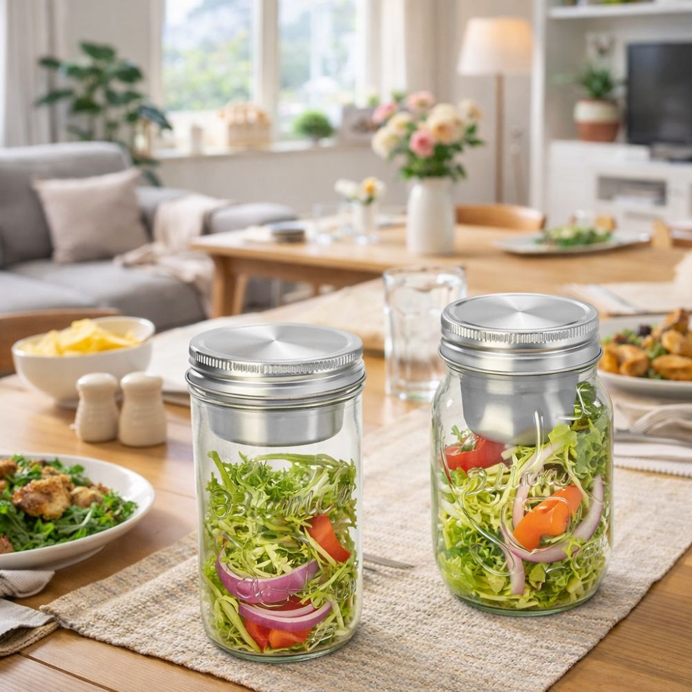 Potes de Vidro para Salada de  - Meal Prep Weekly avaliação e preço