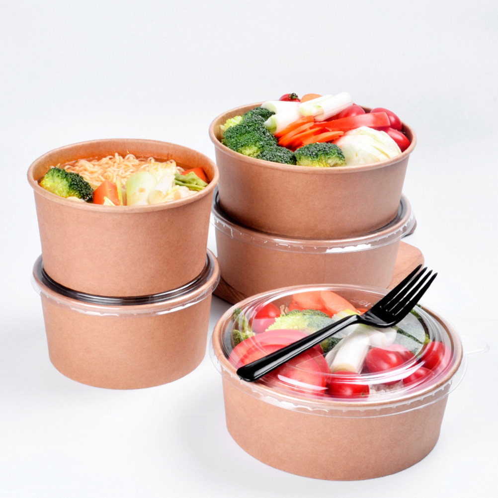20 Tigelas de Papel Kraft Desc - Meal Prep Container avaliação e preço