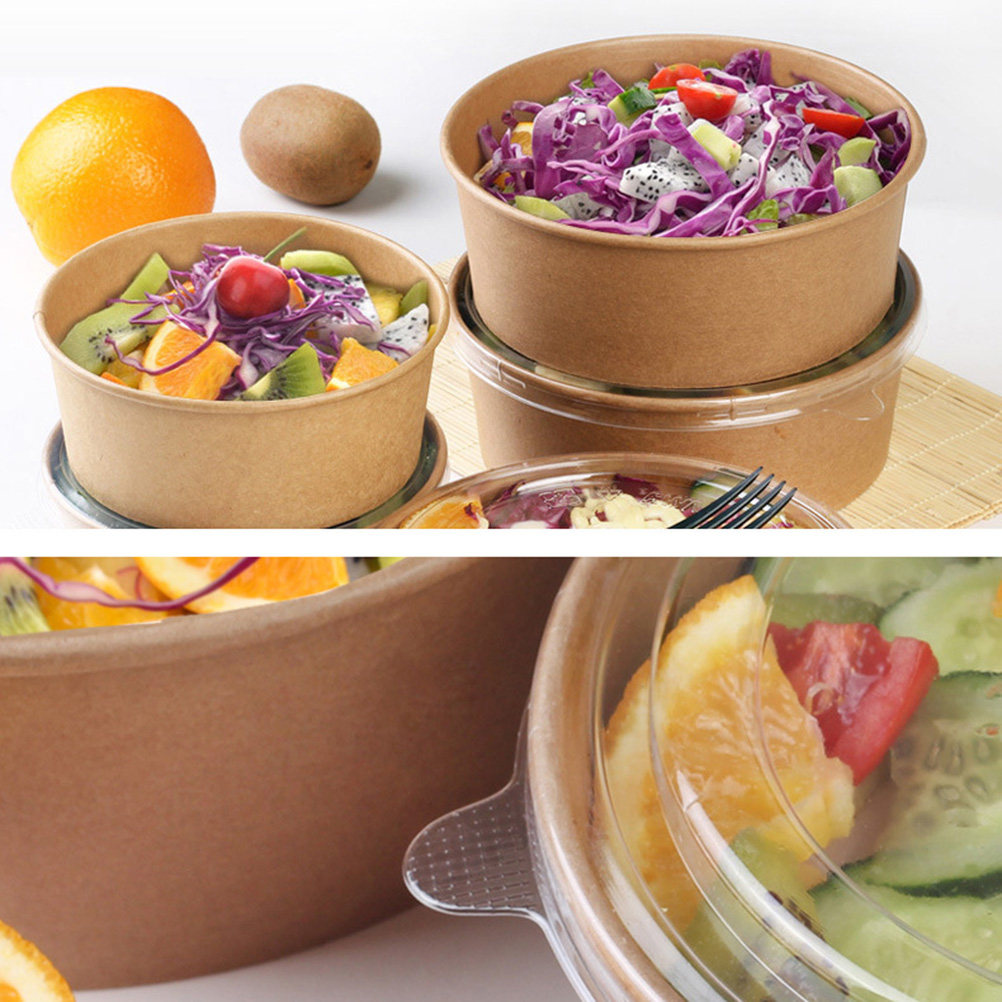 20 Tigelas de Papel Kraft Desc - Meal Prep Container avaliação e preço