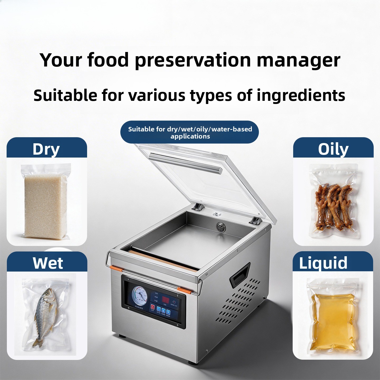 Máquina Seladora a Vácuo de Al - Meal Prep Seafood avaliação e preço