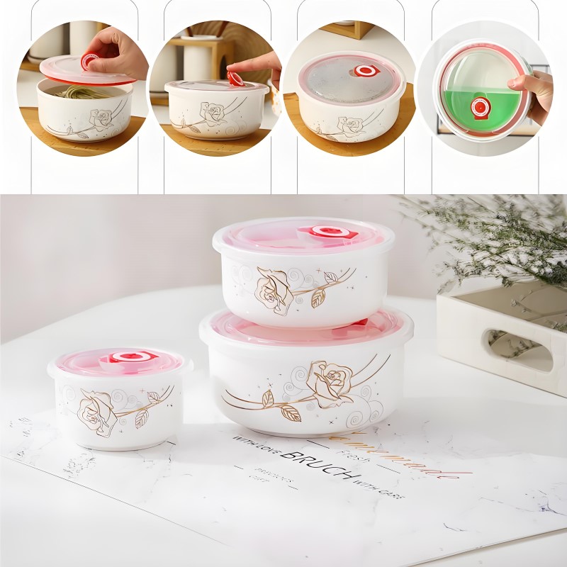 Conjunto de três peças, fino o - Meal Prep Soup avaliação e preço