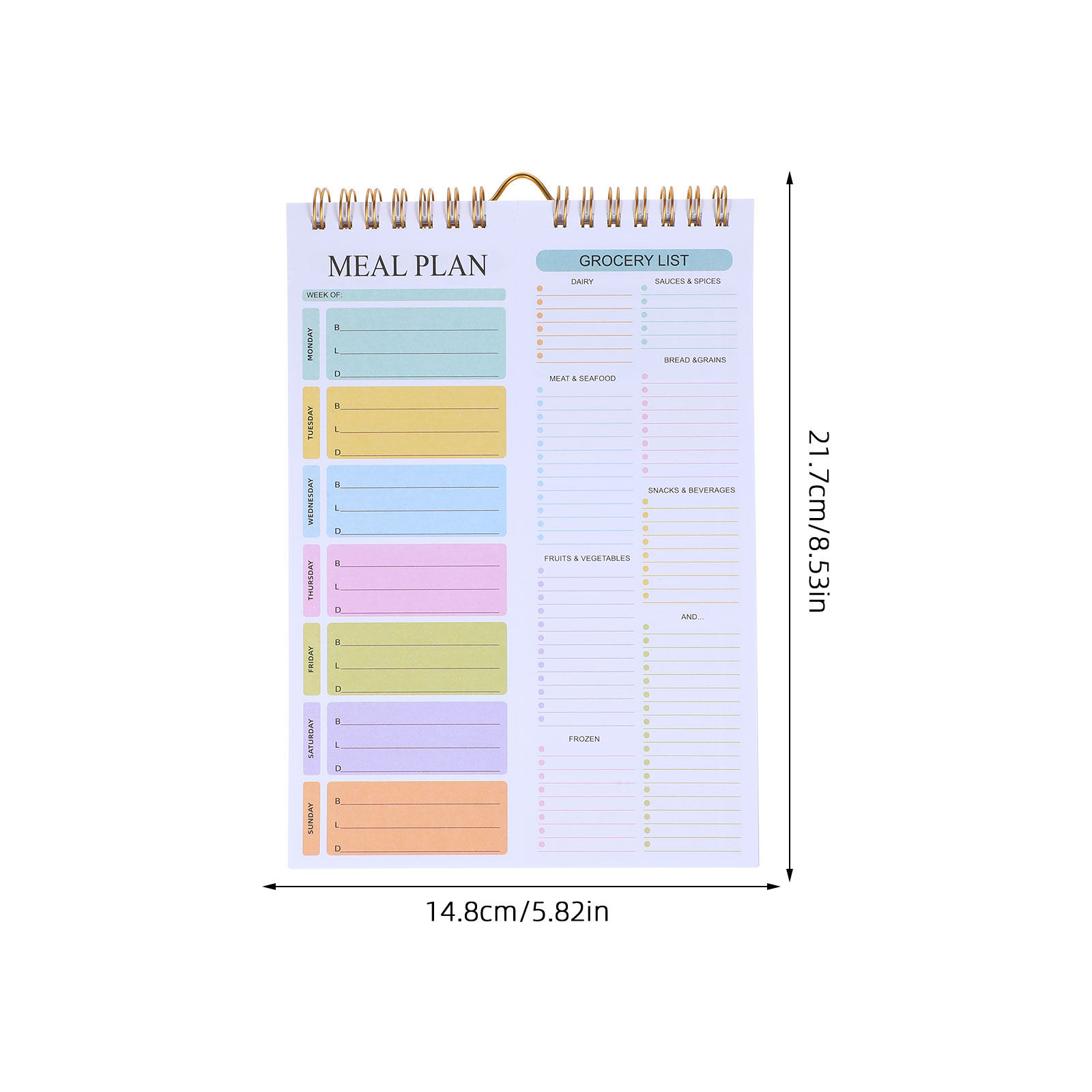 Caderno Planejador de Refeiçõe - Meal Prep Weekly avaliação e preço