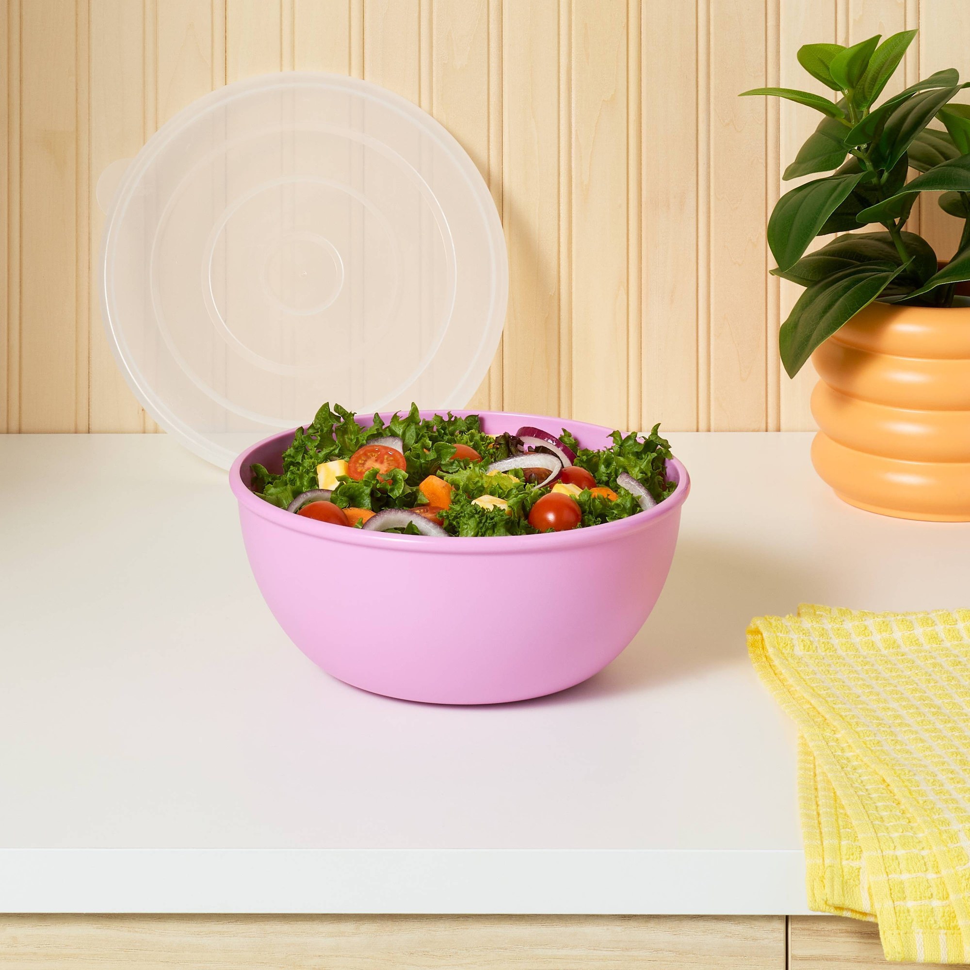 Tigela Rosa com Tampa Correspo - Meal Prep Container avaliação e preço