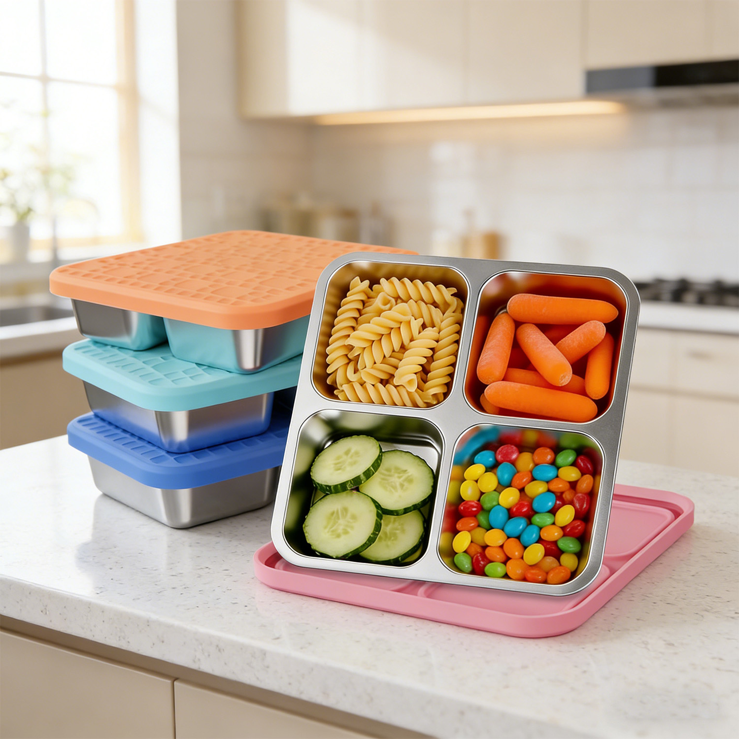 Recipiente de Almoço Dividido  - Meal Prep Container avaliação e preço