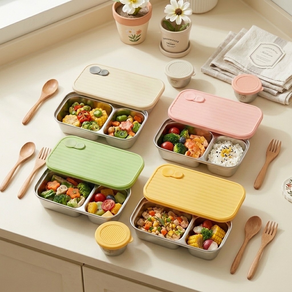 Caixa Bento de Aço Inoxidável  - Meal Prep Kinder avaliação e preço